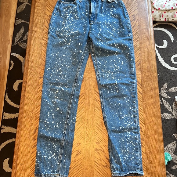 BDG Urban Outfitters Womens painted splash spotted Jeans size 25 - Picture 1 of 7